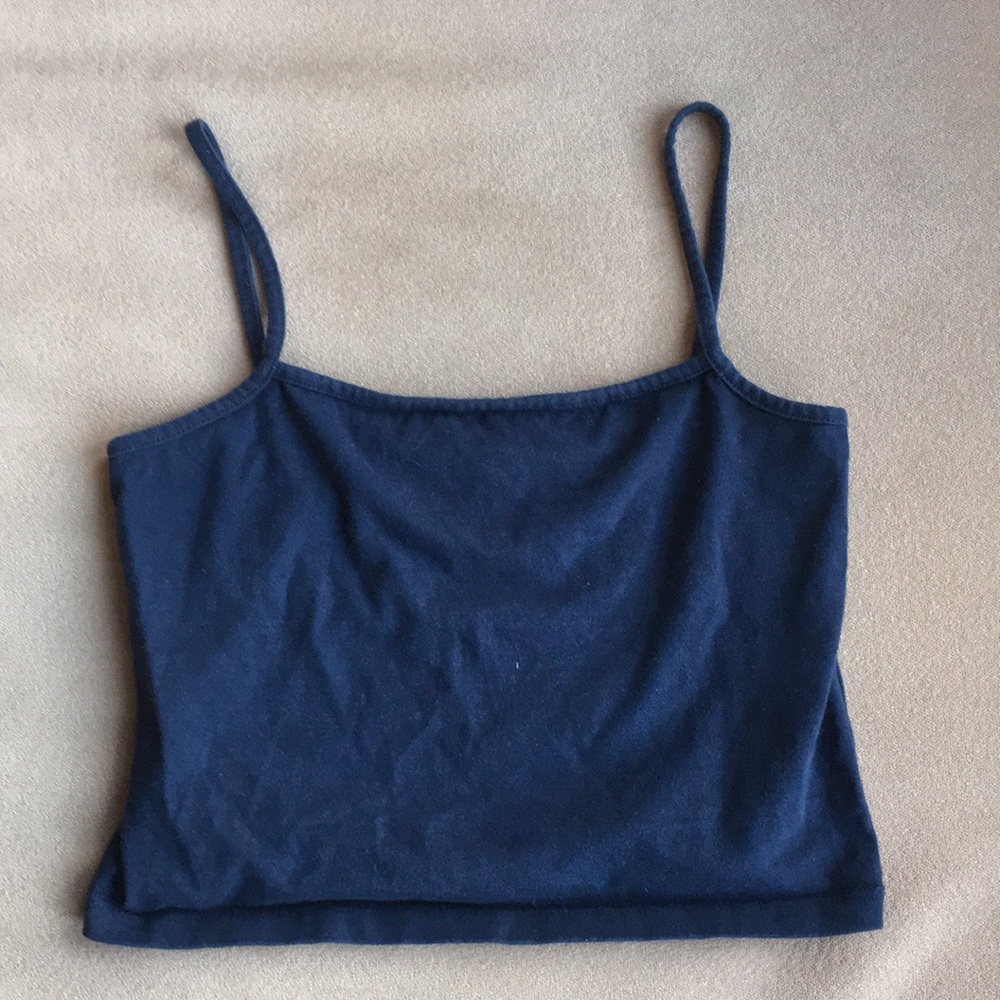 Brandy Melville Navy Crop Top Tank